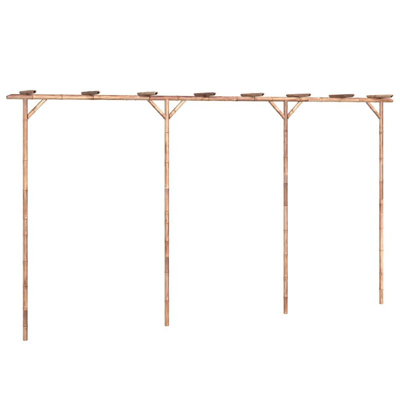 Load image into Gallery viewer, Vidaxl pergola 385x40x205 cm bamboe
