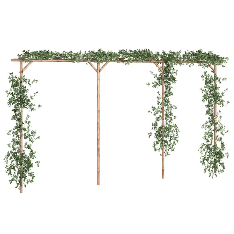 Load image into Gallery viewer, Vidaxl pergola 385x40x205 cm bamboe
