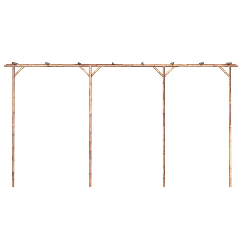 Load image into Gallery viewer, Vidaxl pergola 385x40x205 cm bamboe
