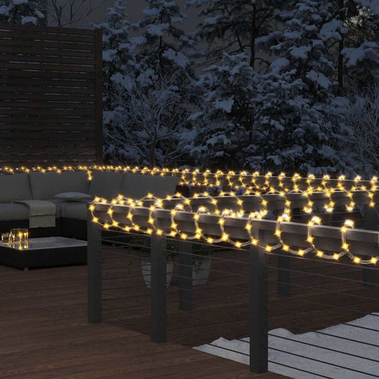 Vidaxl lichtslinger met 1200 led's warmwit 50 m pvc