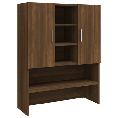 Vidaxl wasmachinekast 70,5x25,5x90 cm bruin eikenkleur