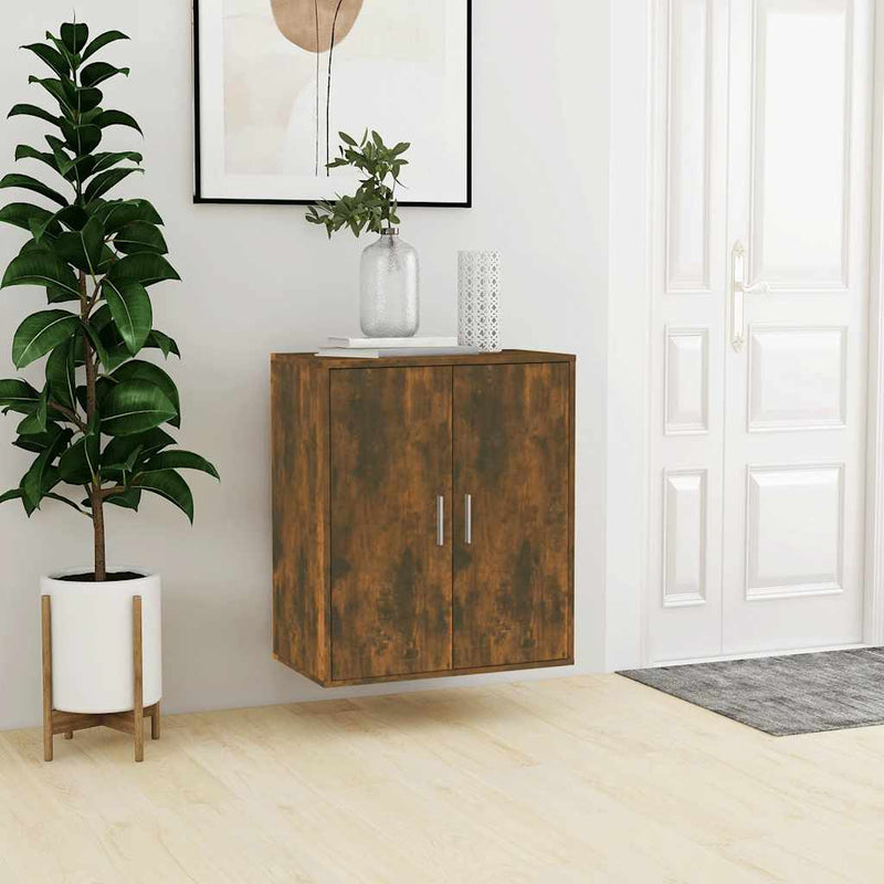 Load image into Gallery viewer, Vidaxl schoenenkast 60x35x70 cm bewerkt hout gerookt eikenkleurig
