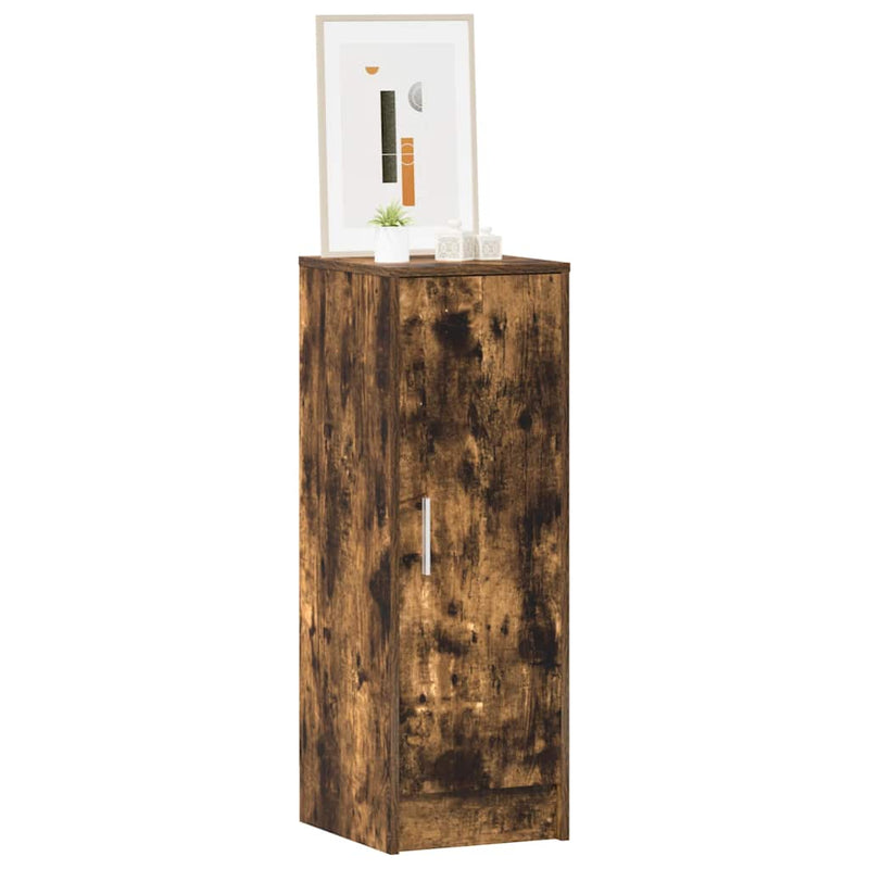 Load image into Gallery viewer, Vidaxl schoenenkast 32x35x92 cm bewerkt hout gerookt eikenkleurig
