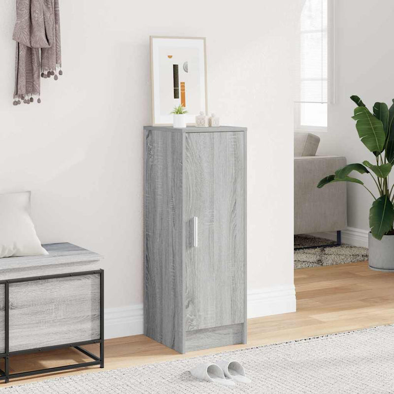 Load image into Gallery viewer, Vidaxl schoenenkast 32x35x92 cm bewerkt hout grijs sonoma eikenkleurig
