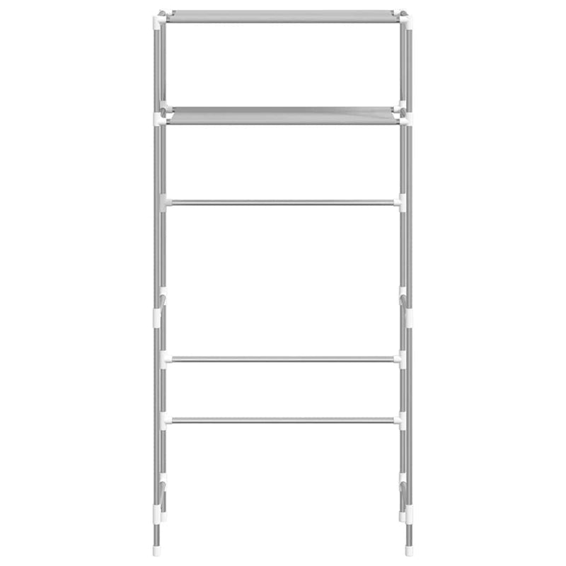 Load image into Gallery viewer, Vidaxl wasmachinerek 2-laags 69x28x143 cm ijzer grijs
