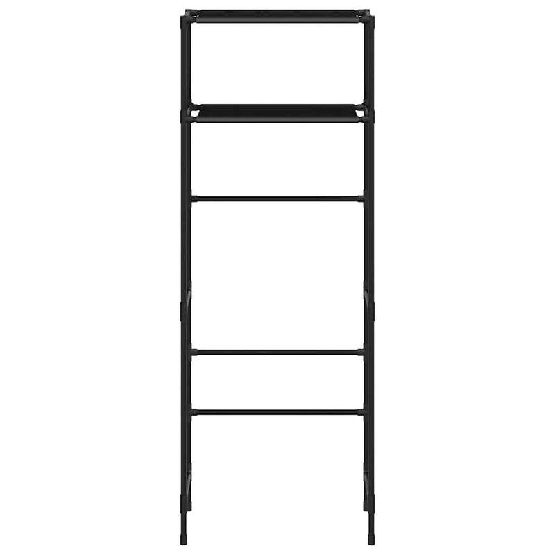 Load image into Gallery viewer, Vidaxl toiletrek 2-laags 53,5x28x143 cm ijzer zwart
