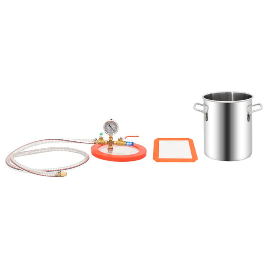 Vidaxl vacuümkamer 5,5 l roestvrij staal