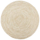 Vidaxl vloerkleed handgemaakt 180 cm jute wit en bruin