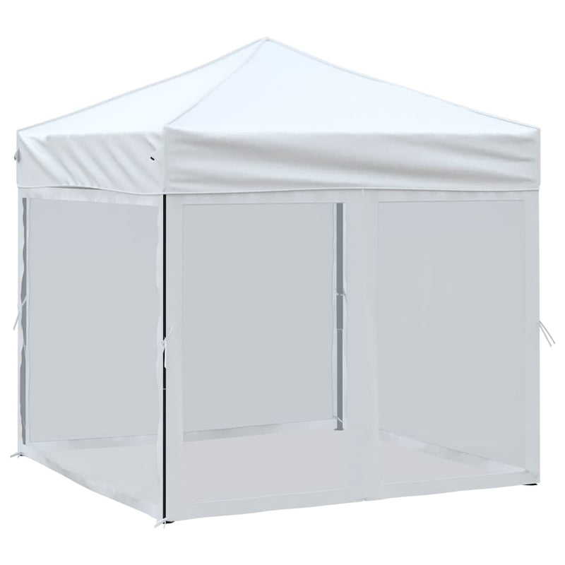 Load image into Gallery viewer, Vidaxl partytent inklapbaar met zijwanden 2x2 m wit
