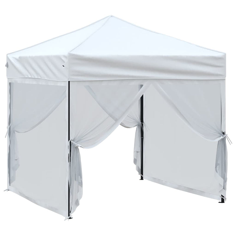 Load image into Gallery viewer, Vidaxl partytent inklapbaar met zijwanden 2x2 m wit
