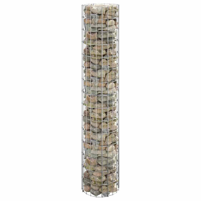 Load image into Gallery viewer, Vidaxl gabion paal rond ø30x150 cm gegalvaniseerd staal
