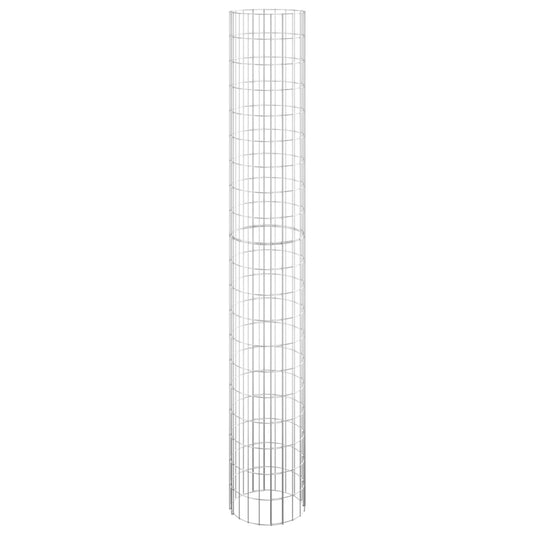 Vidaxl gabion plantenbakken 3 st rond verhoogd ø30x200 cm staal