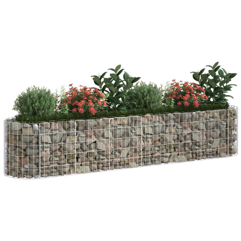 Load image into Gallery viewer, Vidaxl gabion plantenbak verhoogd 260x50x50 cm gegalvaniseerd ijzer
