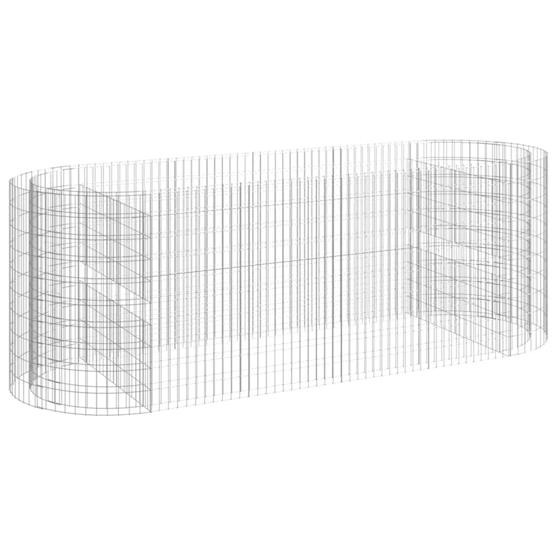 Load image into Gallery viewer, VidaXL Gabion plantenbak verhoogd 300x100x100 cm gegalvaniseerd ijzer
