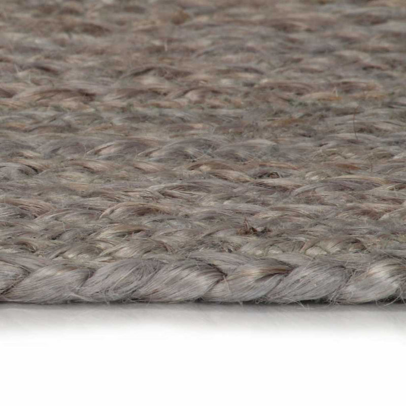 Load image into Gallery viewer, Vidaxl vloerkleed handgemaakt rond 180 cm jute grijs
