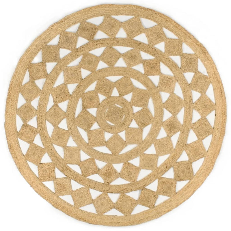 Load image into Gallery viewer, Vidaxl vloerkleed handgemaakt 180 cm gevlochten jute
