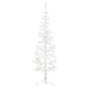 Vidaxl kunstkerstboom half met standaard smal 120 cm wit