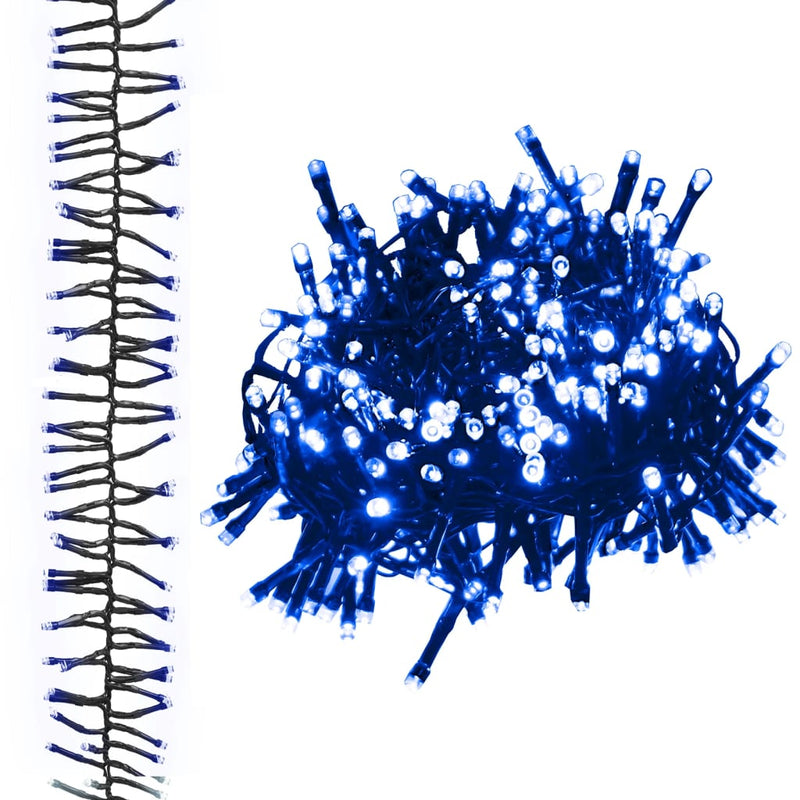 Load image into Gallery viewer, Vidaxl lichtslinger cluster met 3000 led's blauw 23 m pvc
