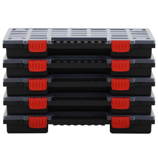 Vidaxl assortimentsdozen 5 st 40x30x5 cm polypropeen
