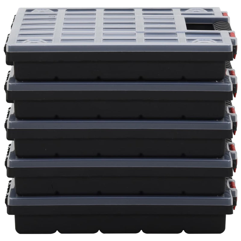 Load image into Gallery viewer, Vidaxl assortimentsdozen 5 st 40x30x5 cm polypropeen
