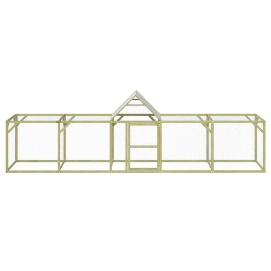 VidaXL Kippenhok 500x100x150 cm geïmpregneerd massief grenenhout