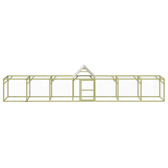 VidaXL Kippenhok 700x100x150 cm geïmpregneerd massief grenenhout