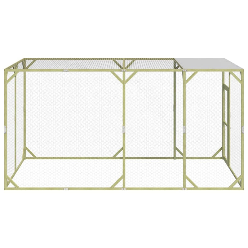 Load image into Gallery viewer, VidaXL Kippenhok 200x400x200 cm geïmpregneerd massief grenenhout
