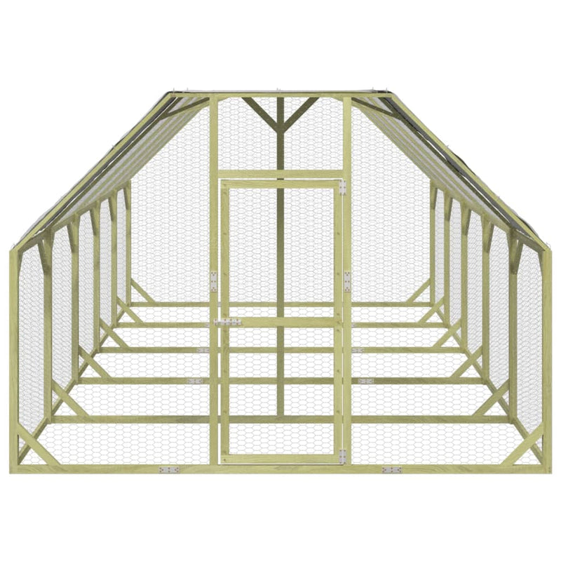 Load image into Gallery viewer, VidaXL Kippenhok 268x500x190 cm geïmpregneerd massief grenenhout
