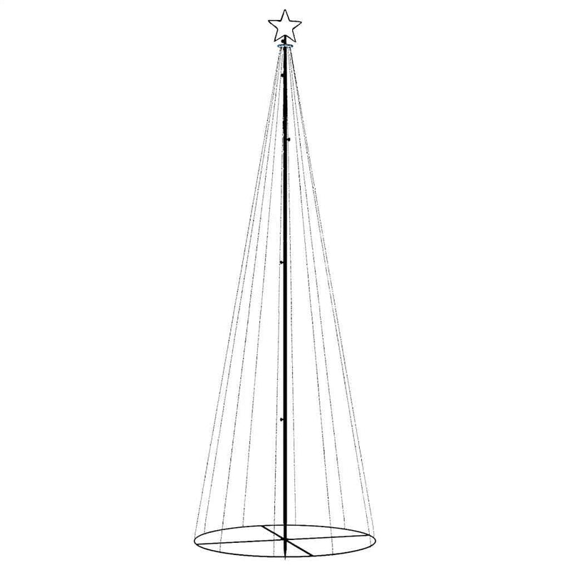 Load image into Gallery viewer, Vidaxl kegelkerstboom 310 led's 100x300 cm warmwit
