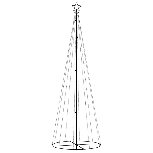 VidaXL Kegelkerstboom 310 LED's 100x300 cm koudwit