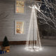 VidaXL Kegelkerstboom 310 LED's 100x300 cm koudwit