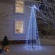 VidaXL Kegelkerstboom 310 LED's 100x300 cm blauw