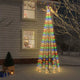 Vidaxl kegelkerstboom 310 led's 100x300 cm meerkleurig