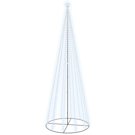 VidaXL Kegelkerstboom 732 LED's koudwit 160x500 cm