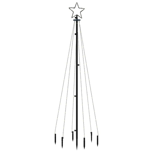 Vidaxl kerstboom met grondpin 108 led's warmwit 180 cm