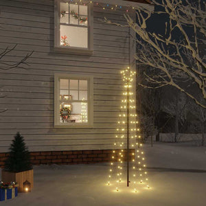 Vidaxl kerstboom met grondpin 108 led's warmwit 180 cm
