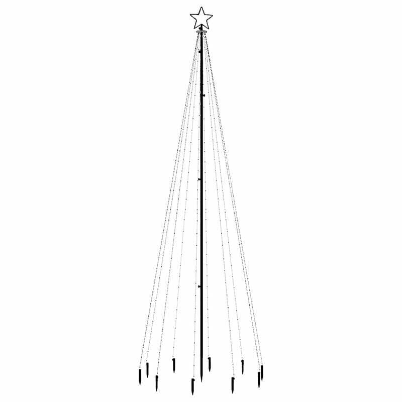 Afbeelding laden in galerijviewer, Vidaxl kerstboom met grondpin 310 led's meerkleurig 300 cm
