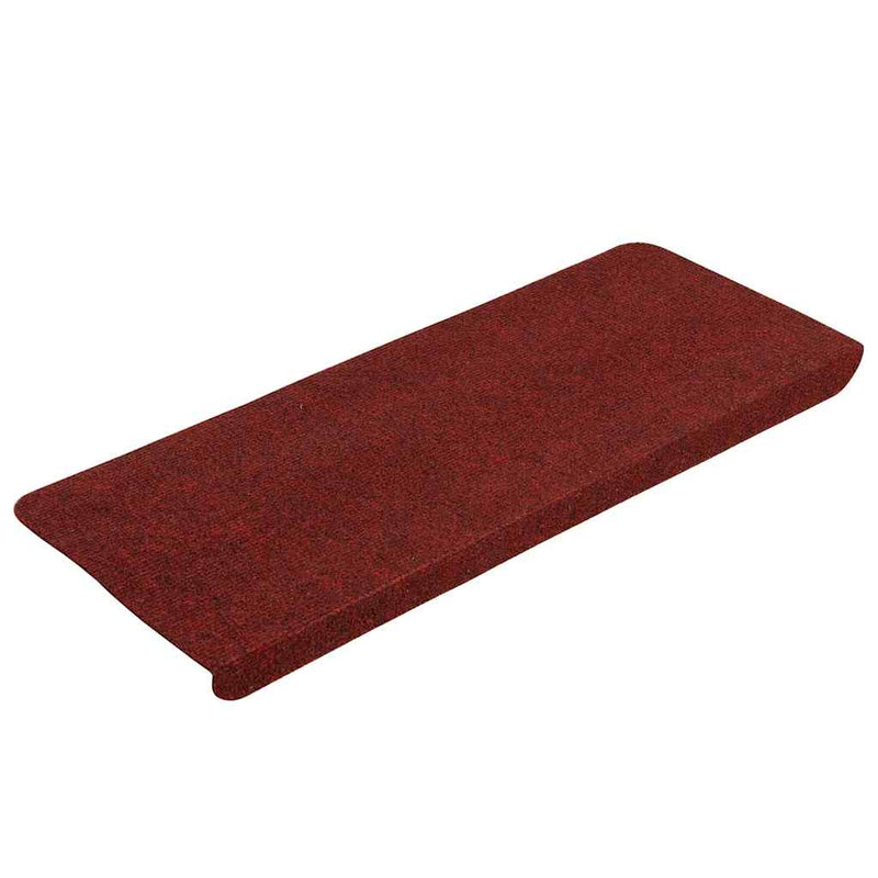 Load image into Gallery viewer, Vidaxl trapmatten zelfklevend 15 st 65x24,5x3,5 cm rood
