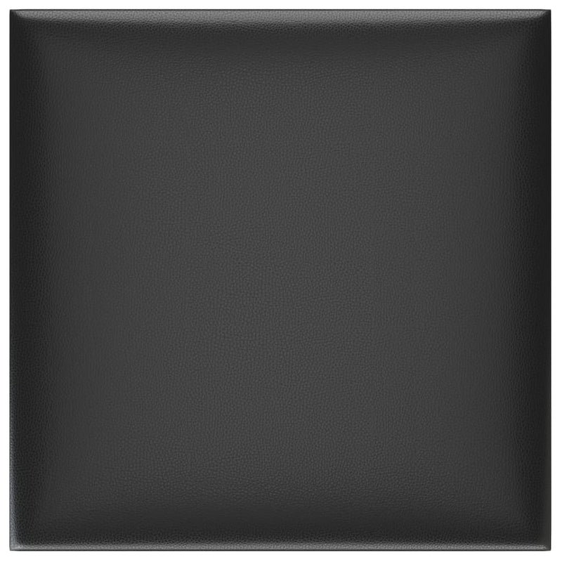 Load image into Gallery viewer, Vidaxl wandpanelen 12 st 1,08 m² 30x30 cm kunstleer zwart
