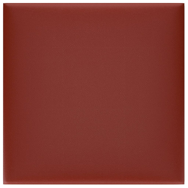 Load image into Gallery viewer, Vidaxl wandpanelen 12 st 1,08 m² 30x30 cm kunstleer wijnrood
