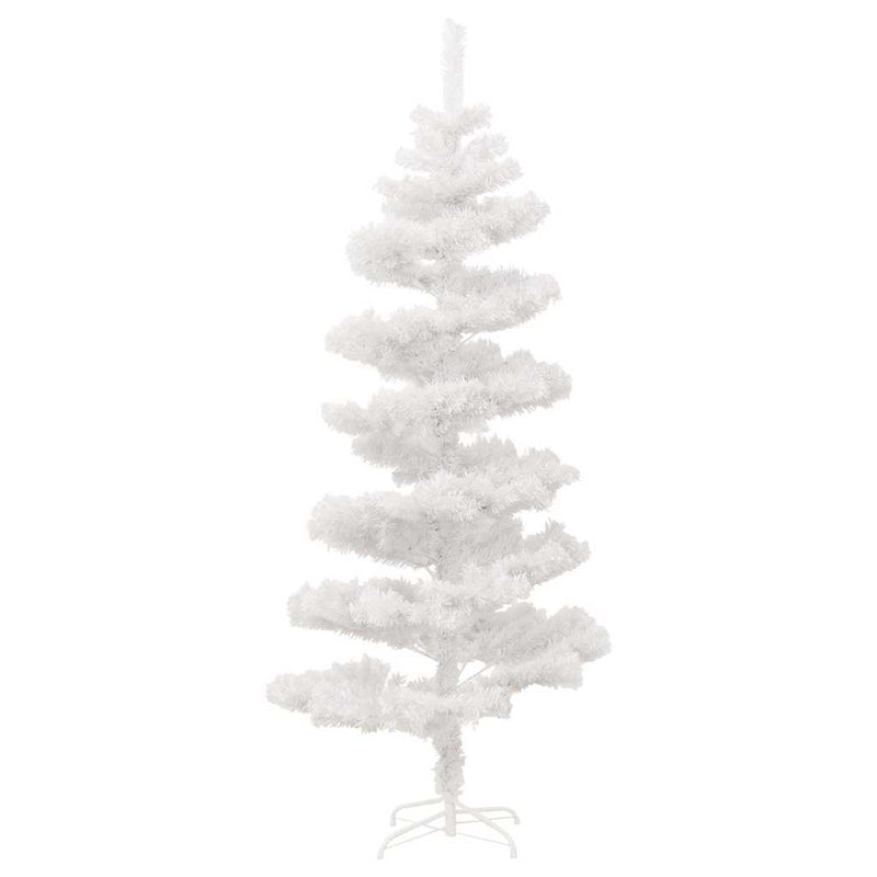 Load image into Gallery viewer, Vidaxl kunstkerstboom met verlichting en standaard 150 cm pvc wit
