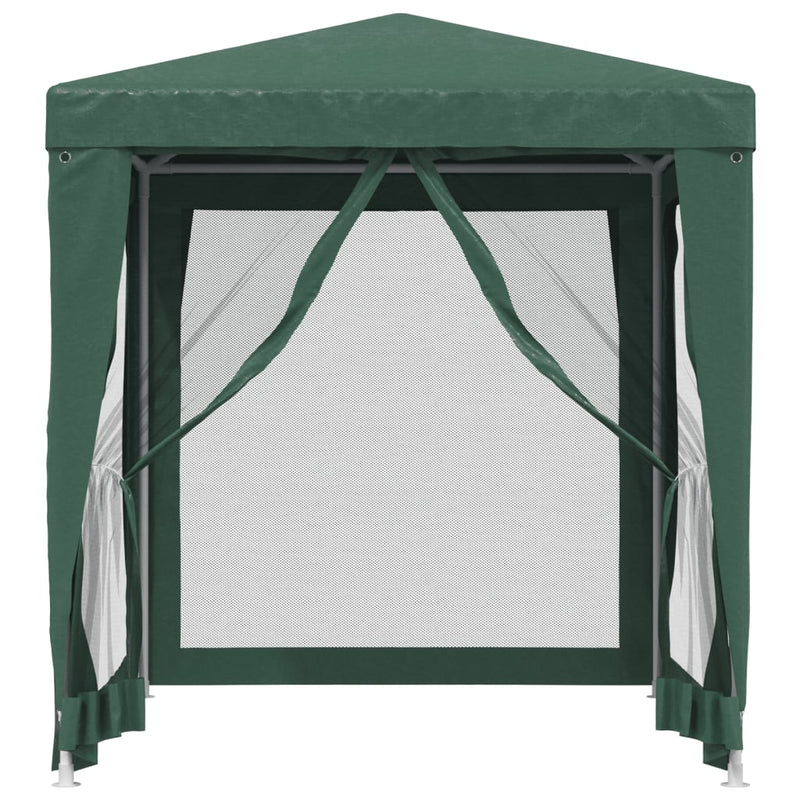 Load image into Gallery viewer, Vidaxl partytent met 4 mesh zijwanden 2x2 m hdpe groen
