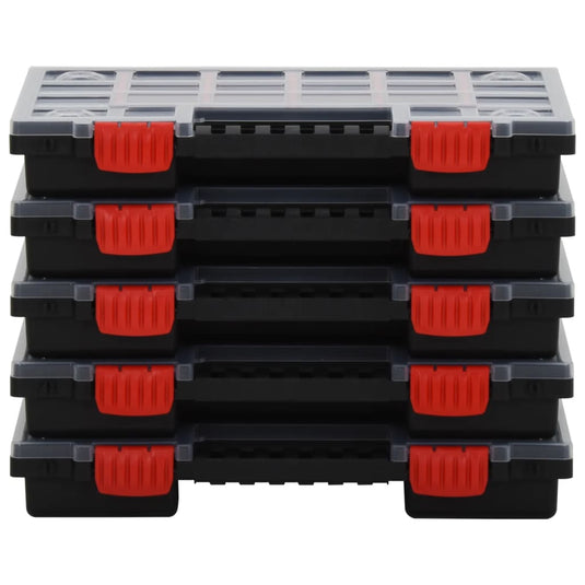Vidaxl assortimentsdozen 10 st 34,5x25x5 cm polypropeen