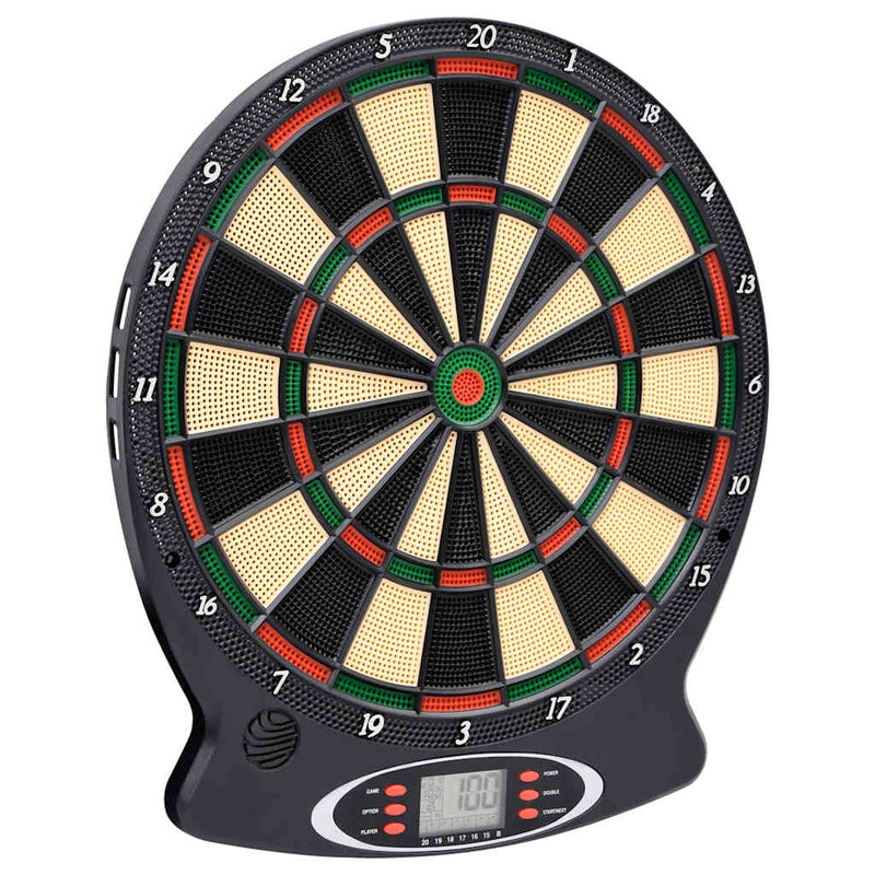 Load image into Gallery viewer, Vidaxl dartbord elektrisch met darts polypropeen zwart
