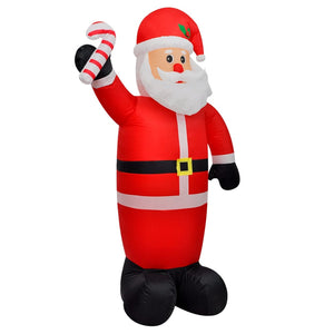 VidaXL Kerstman opblaasbaar met LED's 120 cm