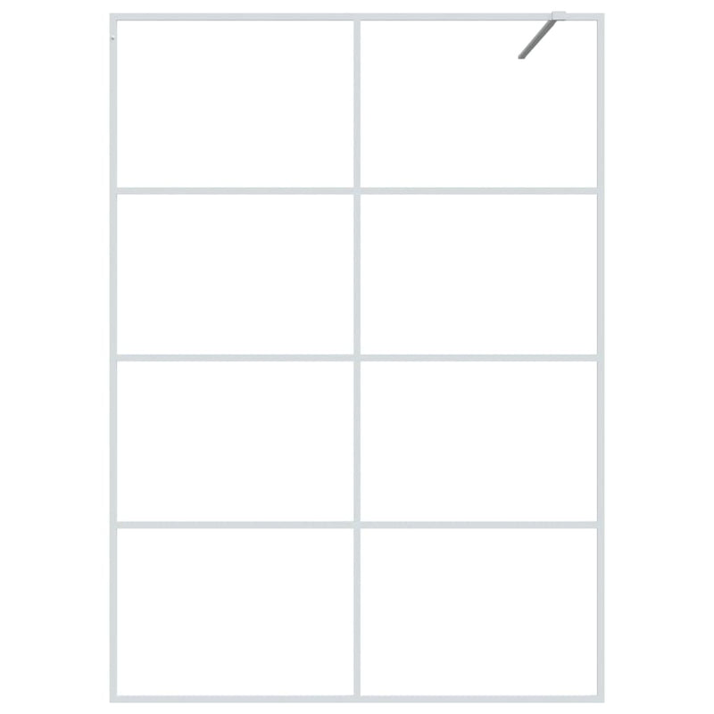 Load image into Gallery viewer, VidaXL Inloopdouchewand 140x195 cm transparant ESG-glas wit
