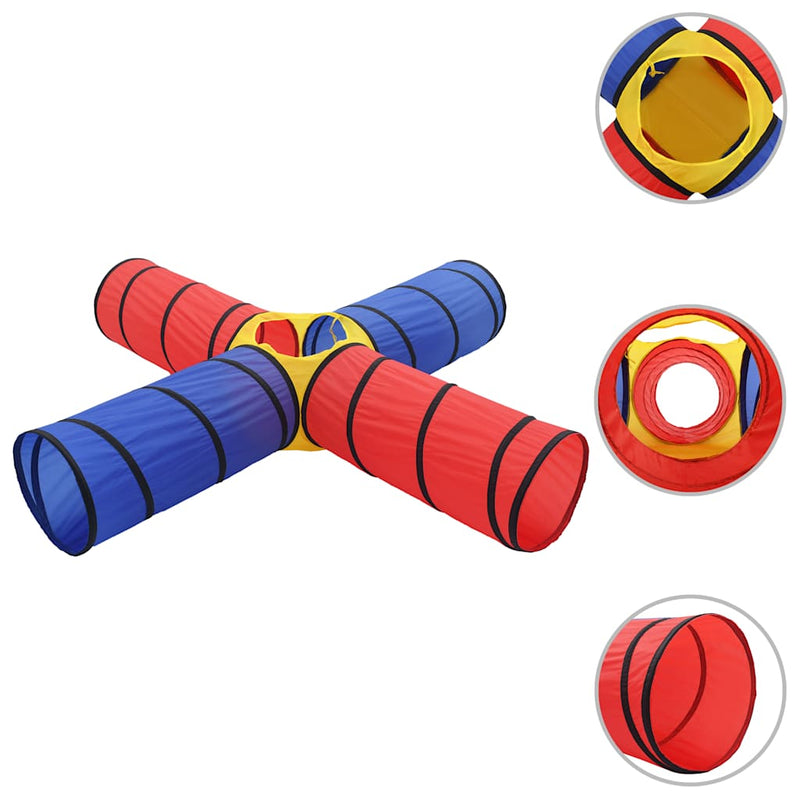 Load image into Gallery viewer, Vidaxl kinderspeeltunnel met 250 ballen meerkleurig
