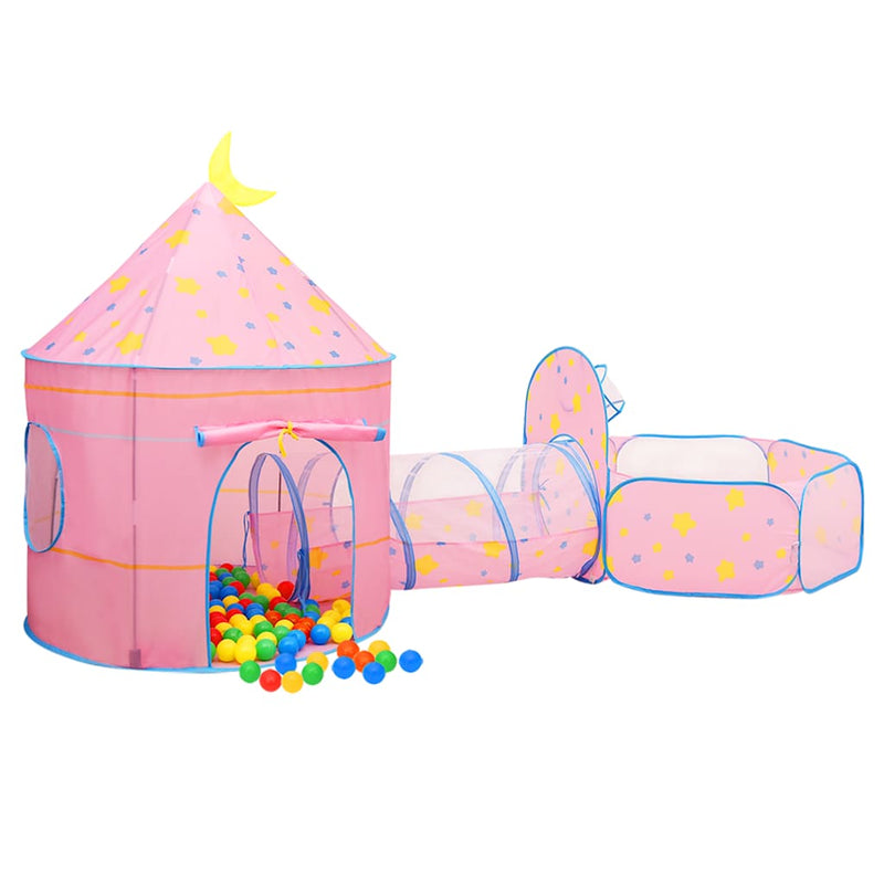 Load image into Gallery viewer, Vidaxl kinderspeeltent met 250 ballen 301x120x128 cm roze
