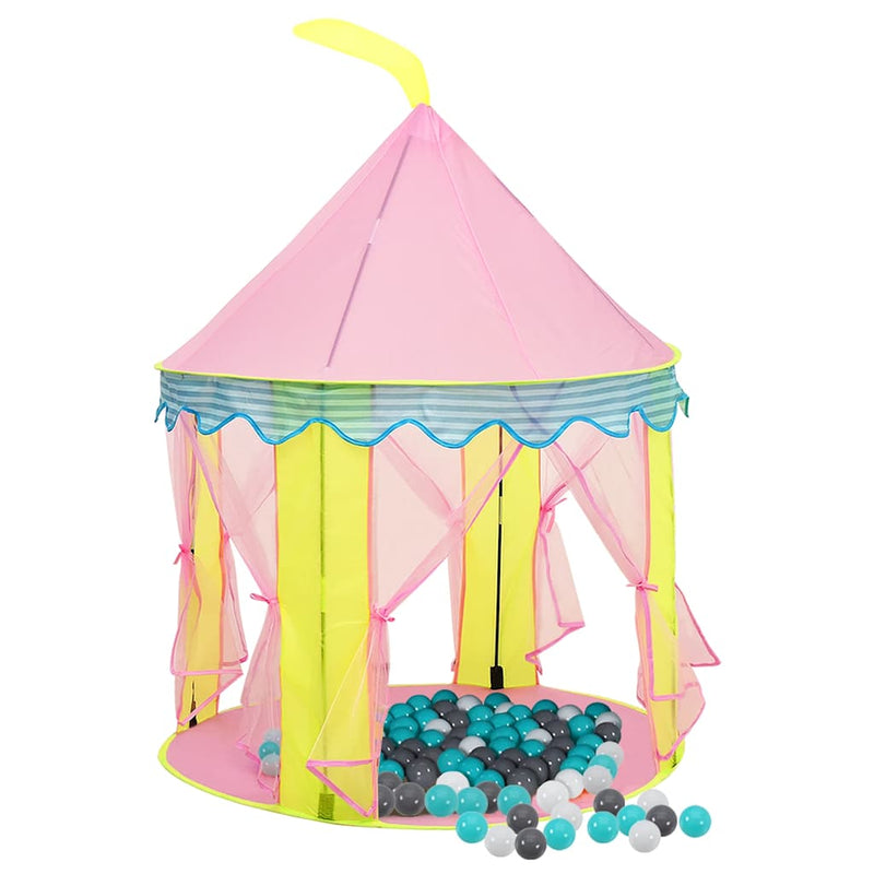 Load image into Gallery viewer, Vidaxl kinderspeeltent met 250 ballen 100x100x127 cm roze
