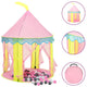 Vidaxl kinderspeeltent met 250 ballen 100x100x127 cm roze
